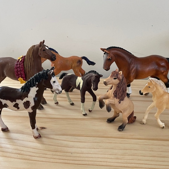 schleich Other - schleich horse lot